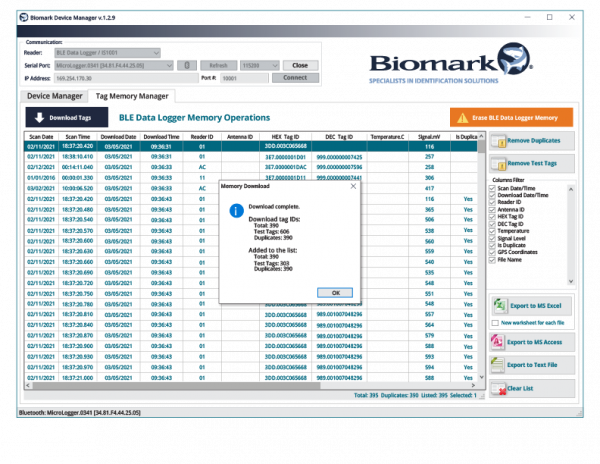 Device Manager Software - Biomark